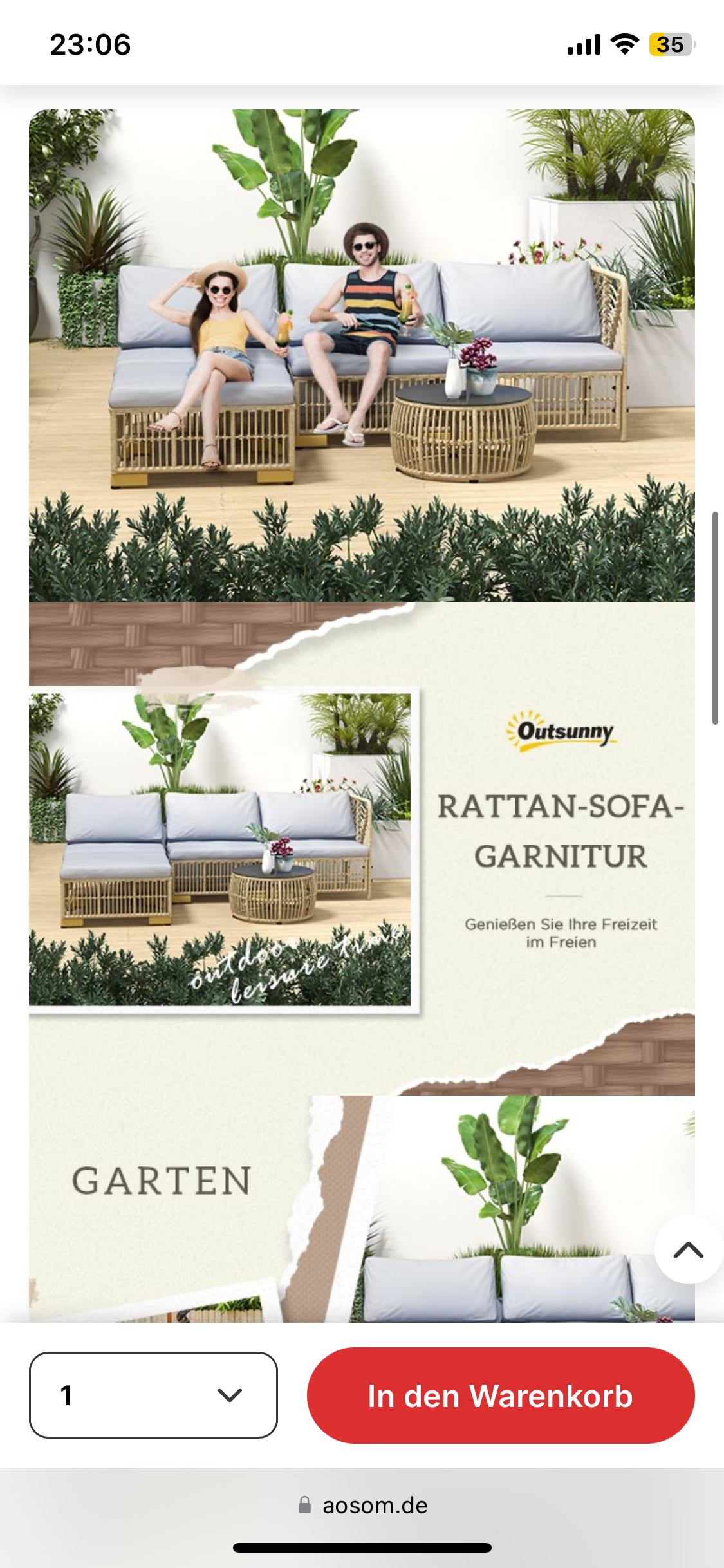 Gartenlounge