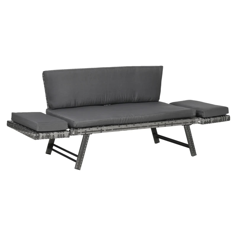 Gartensofa 2 Sitzer 129 x 63 x 67 cm