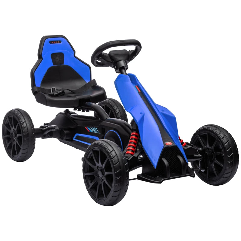 Go Kart Pedal Kinder von 3 bis 8 Jahren Blau