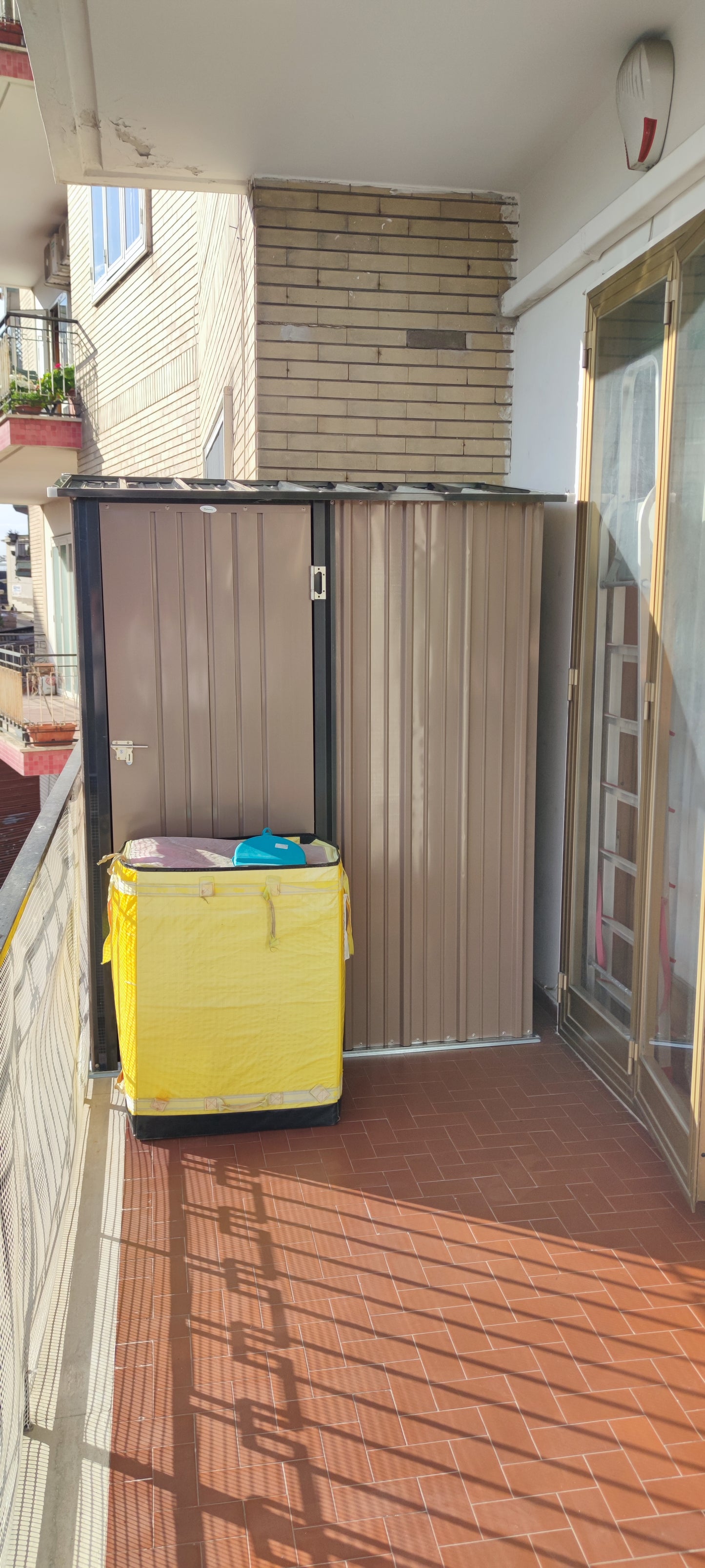 Gerätehaus mit Pultdach 161,5 x 94,5 x 196cm