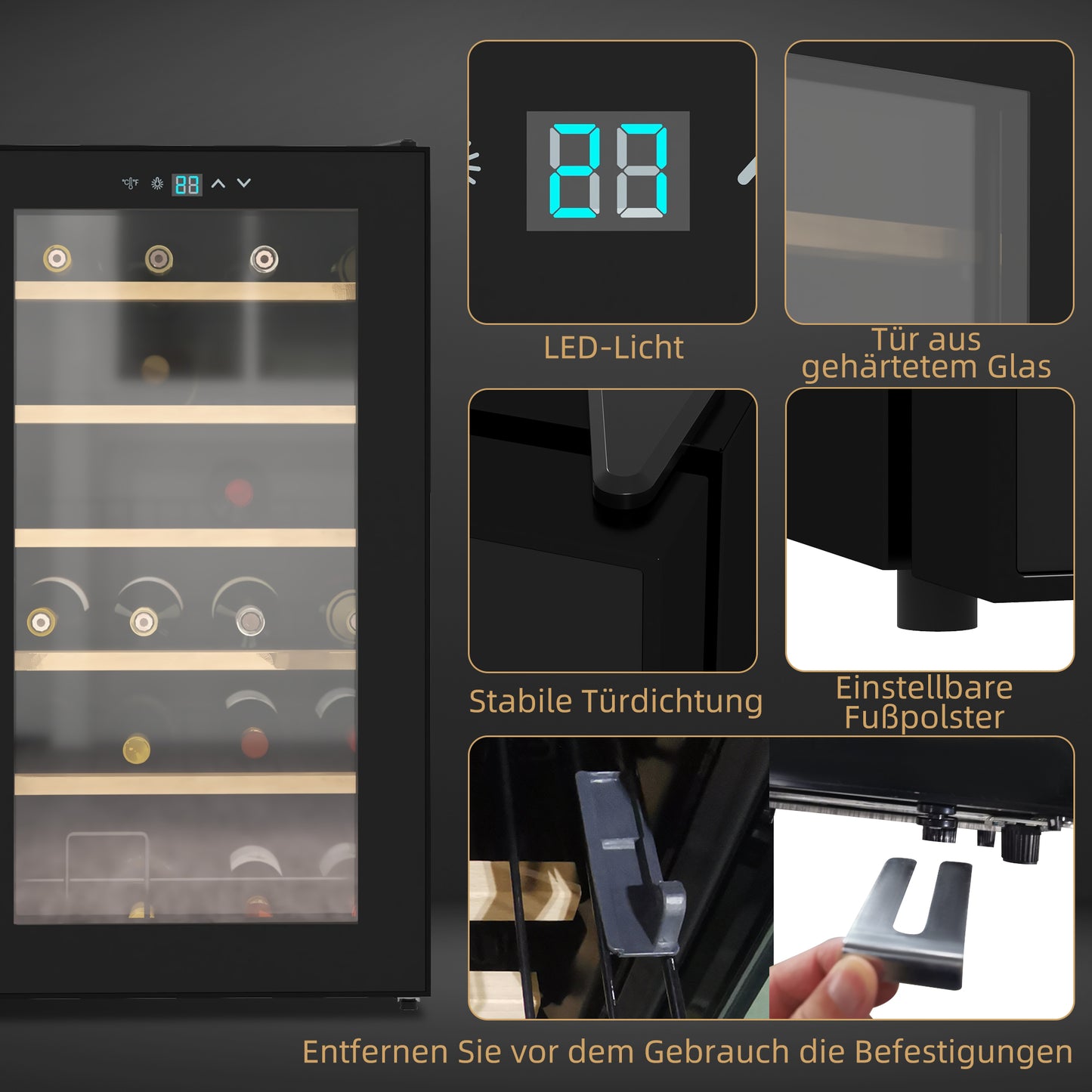 Weinkühlschrank 43 x45x75cm