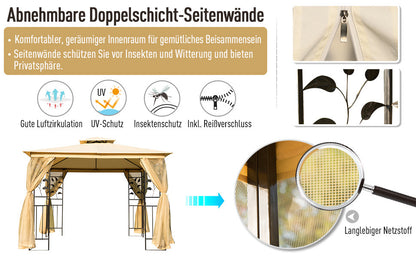 Luxus Pavillon 3x3 m