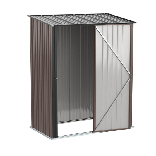 Gerätehaus mit Pultdach 161,5 x 94,5 x 196cm