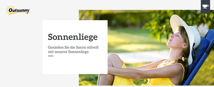 Sonnenliege mit Lesefenster Gesichtsöffnung Blau