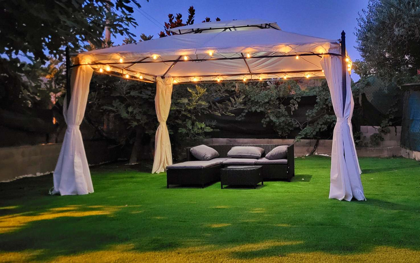 Luxus Pavillon Gartenpavillon 3x4 m