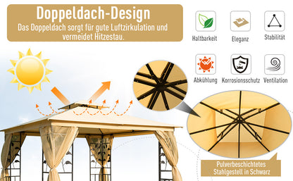 Luxus Pavillon 3x3 m