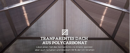 Luxus Pavillon 300 x 300 x 260cm