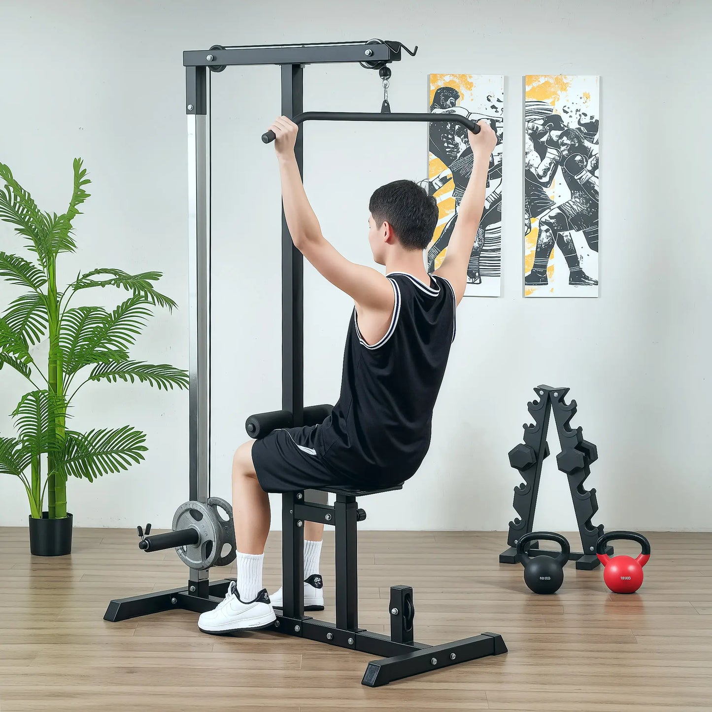 Kraftstation Multifunktionale Fitnessstation 107x120x190cm