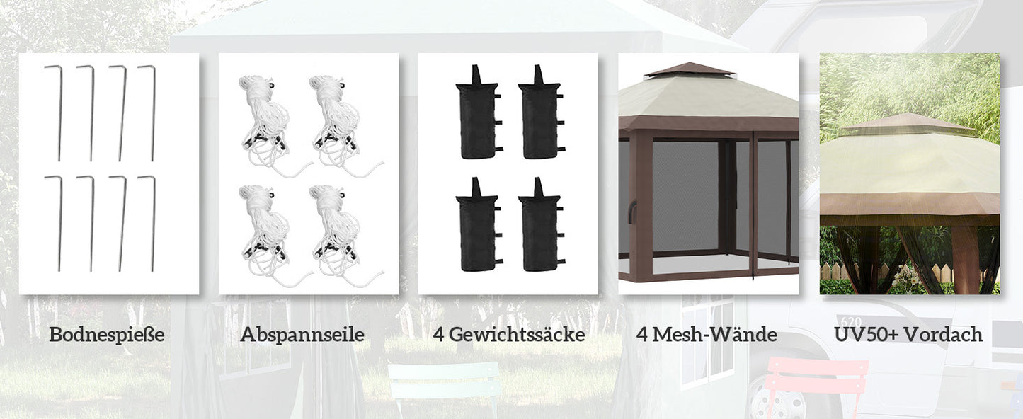 Faltpavillon 4x4m