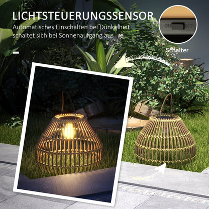 Solarlampe wasserdicht mit Lichtsensor