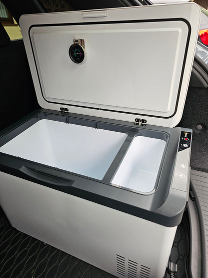 Kühlbox Auto 30L mit LCD-Anzeige ä12/24V DC und 110-240V AC