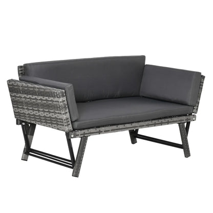 Gartensofa 2 Sitzer 129 x 63 x 67 cm