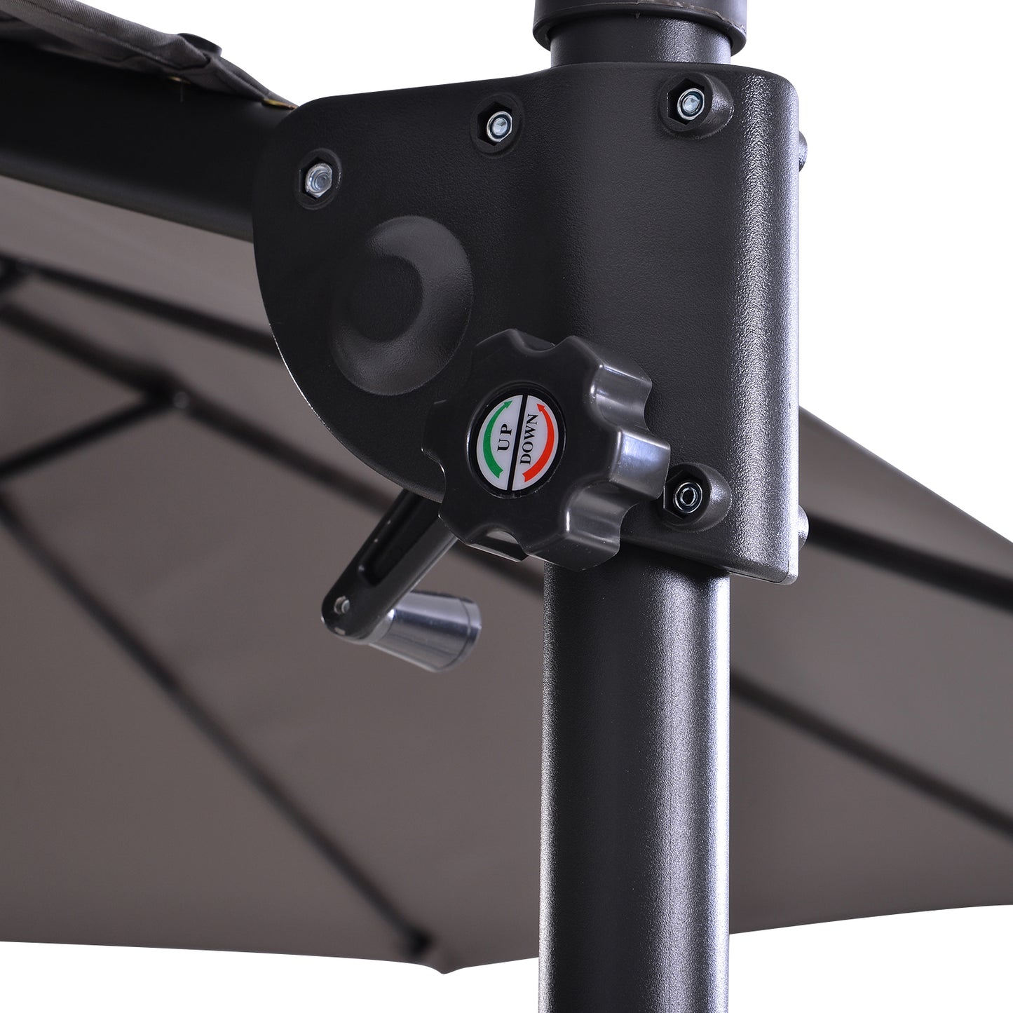 Doppelsonnenschirm Ampelschirm 440 x 270 x 250cm