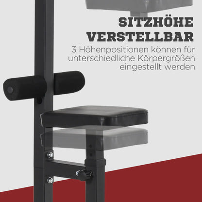 Kraftstation Multifunktionale Fitnessstation 107x120x190cm