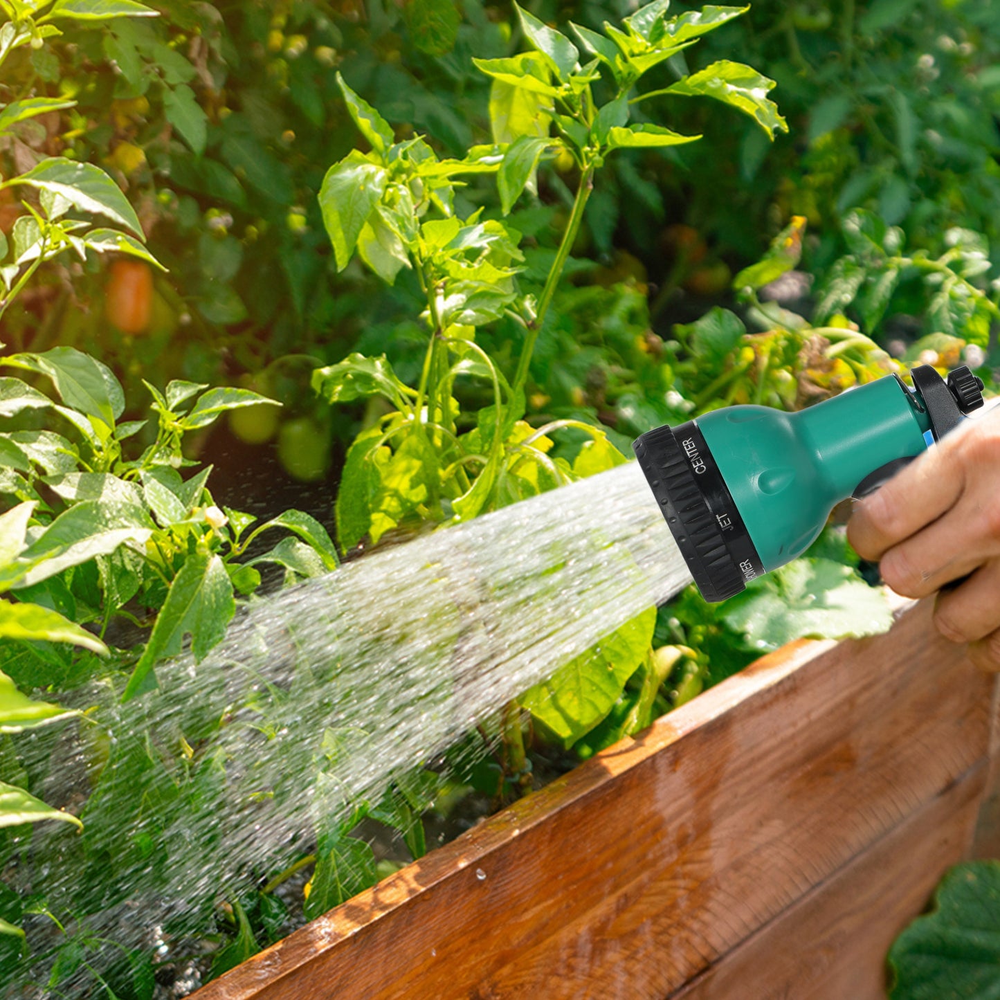 Schlauchtrommel mit Gartenschlauch 25m