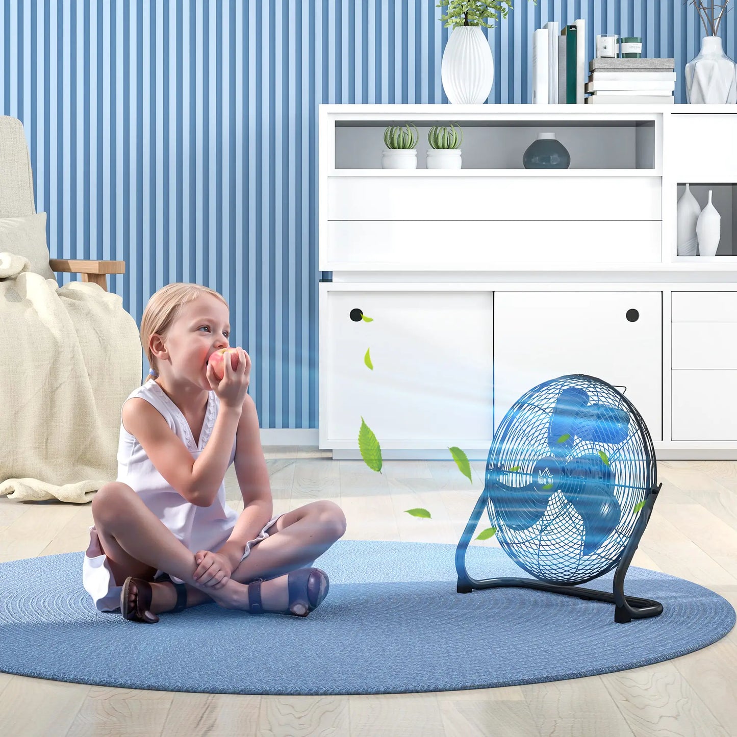 Tischventilator 120°,  4 Geschwindigkeitsstufen