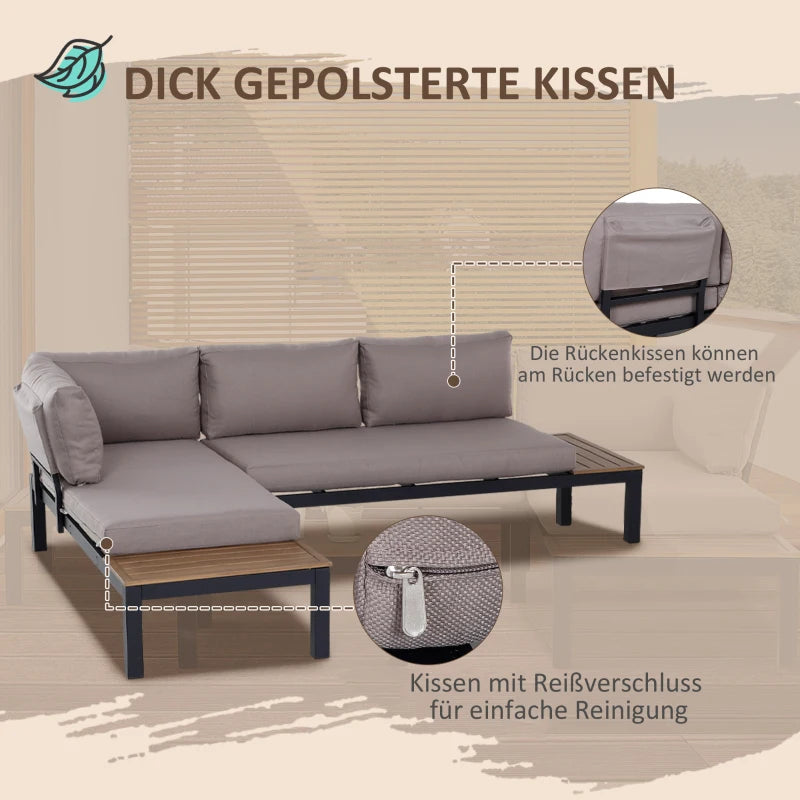 Gartenlounge-Set 164 x 74 x 69 cm