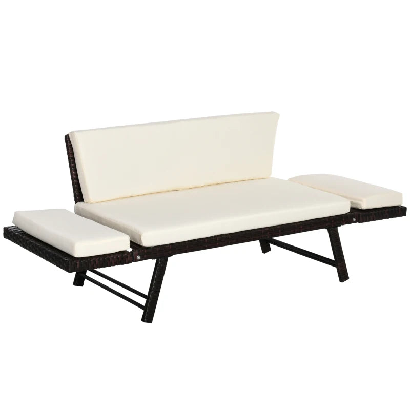 Gartensofa 2 Sitzer 129 x 63 x 67 cm