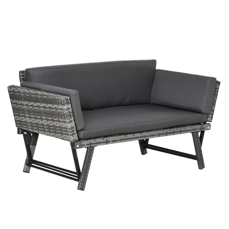 Gartensofa 2 Sitzer 129 x 63 x 67 cm