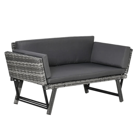 Gartensofa 2 Sitzer 129 x 63 x 67 cm