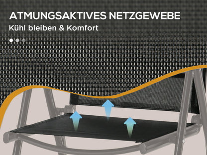 7tlg. Sitzgruppe klappbar