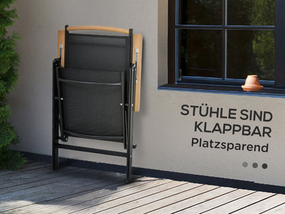 7tlg. Sitzgruppe klappbar