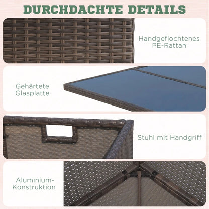 9tlg Sitzgruppe für 8 Personen