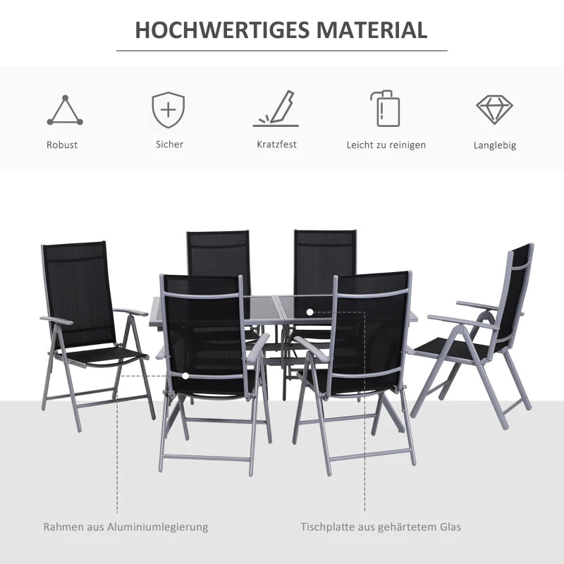 7tlg. Sitzgarnitur-set