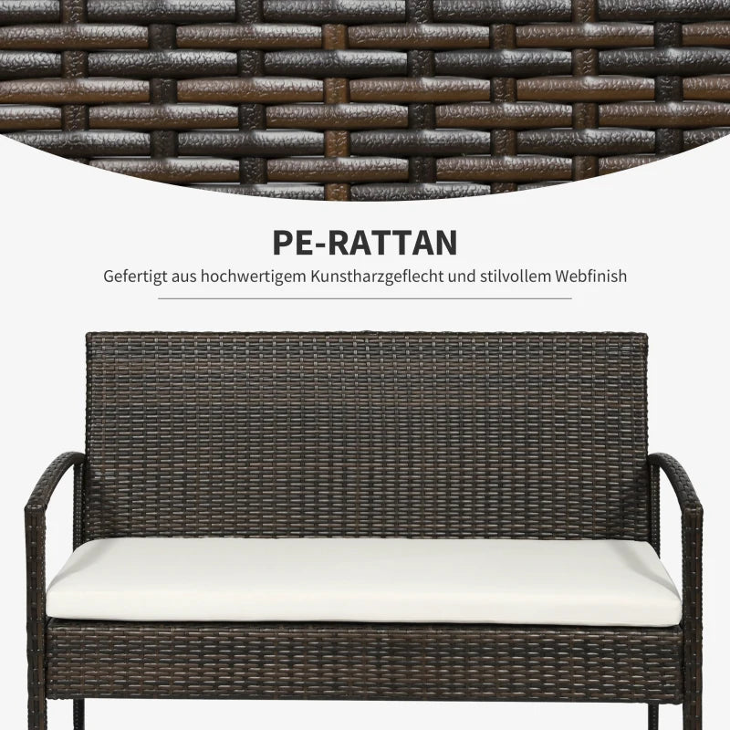 Polyrattan Gartenmöbel Set für 4 Personen