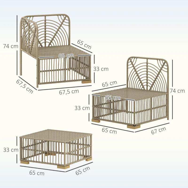 5-teiliges Gartenmöbelset