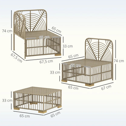 5-teiliges Gartenmöbelset