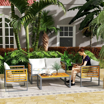 4-teiliges Gartenmöbel-Set