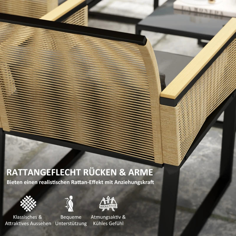 5tlg. Gartenmöbel Set