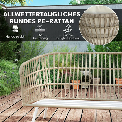 Gartenmöbel Set 4 Personen Khaki