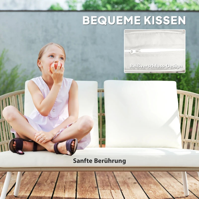 Gartenmöbel Set 4 Personen Khaki