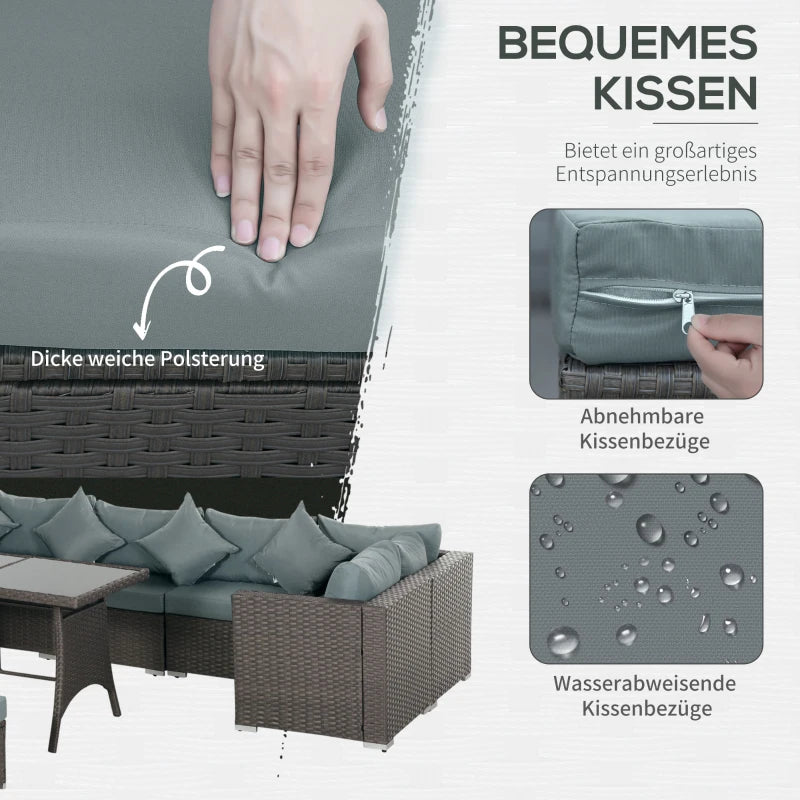 10-tlg. Gartengarnitur