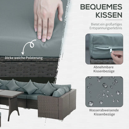 10-tlg. Gartengarnitur