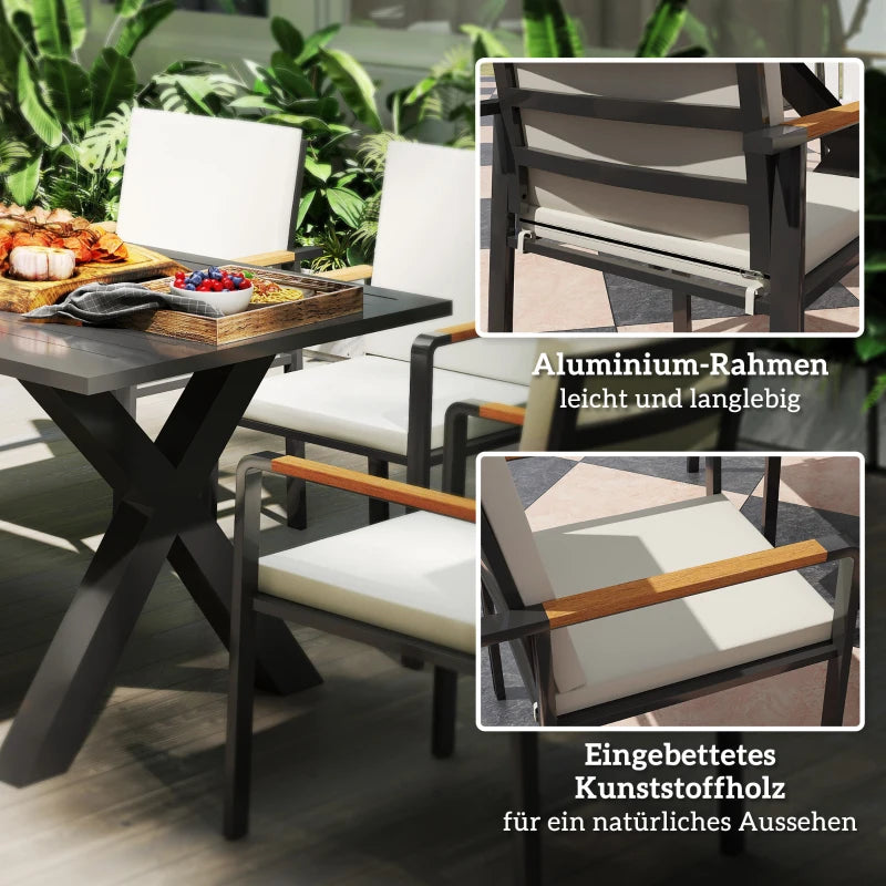 7tlg. Gartenmöbel-Set 175cmx92,5cmx73cm