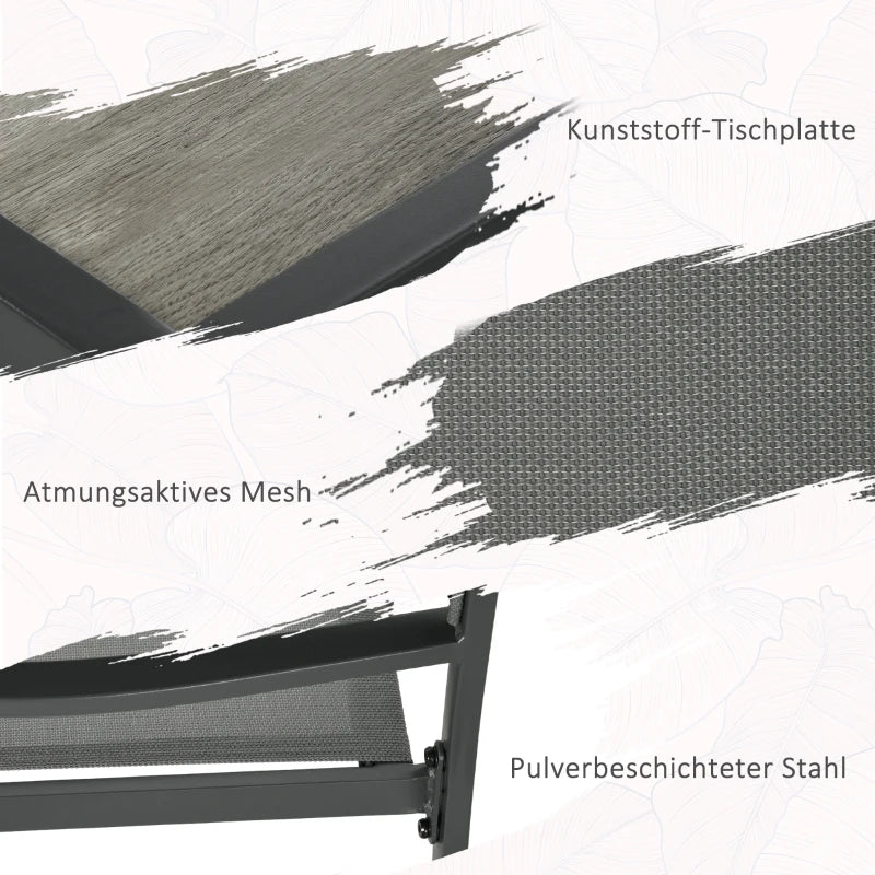 Gartenmöbel-Set Gartensitzgruppe 150 x 87 x 72 cm