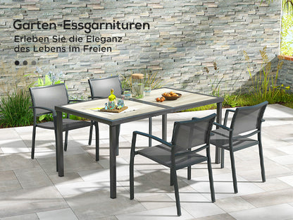 Gartenmöbel-Set Gartensitzgruppe 150 x 87 x 72 cm