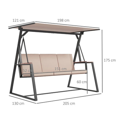 Hollywoodschaukel 3-Sitzer