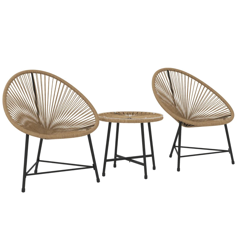 3-teiliges Gartenmöbel-Set