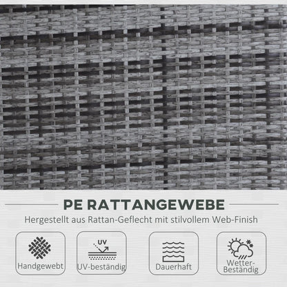 Gartengarnitur, Sitzgruppe, 3-tlg.