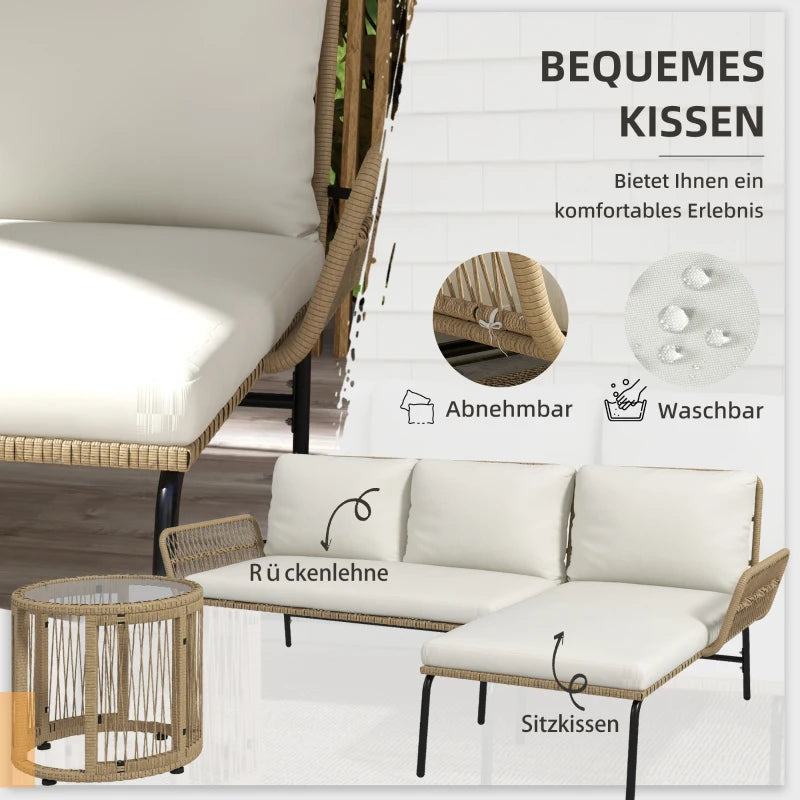 Loungemöbel-Set 122 x 79 x 75 cm