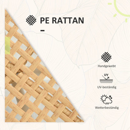 3-teiliges Gartenmöbel-Set 72 cm x 66 cm x 64 cm