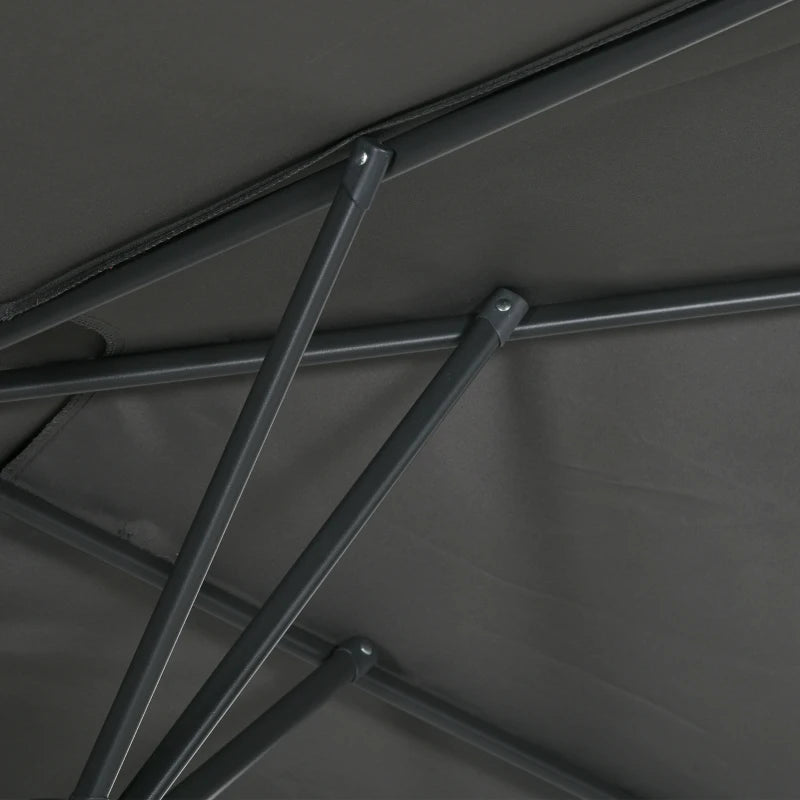 Sonnensschirm  150x295x170-214 cm