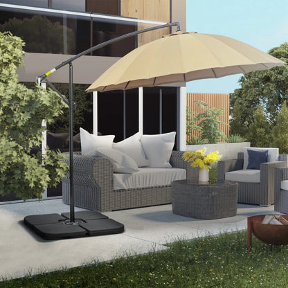 Gewichtsplatten Sonnenschirmständer 104 cm x 104 cm x 7,5H cm