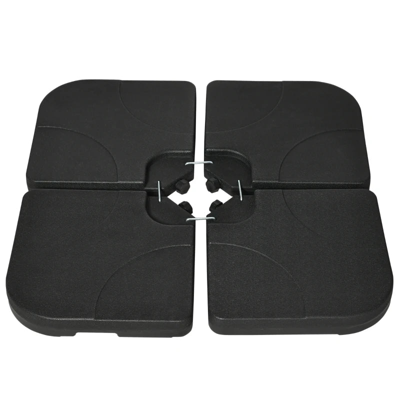 Gewichtsplatten Sonnenschirmständer 104 cm x 104 cm x 7,5H cm