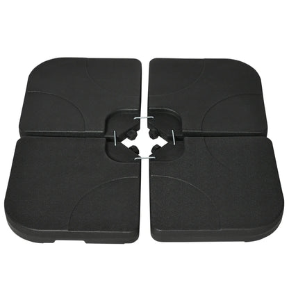 Gewichtsplatten Sonnenschirmständer 104 cm x 104 cm x 7,5H cm