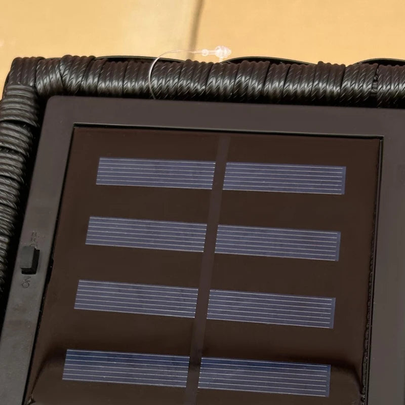 Außenleuchte mit Solarmodul 15,5 x 15,5 x 46 cm